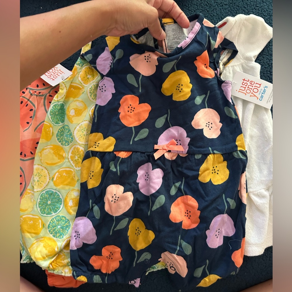 12-18 month baby girl summer bundle carters baby gap NWT